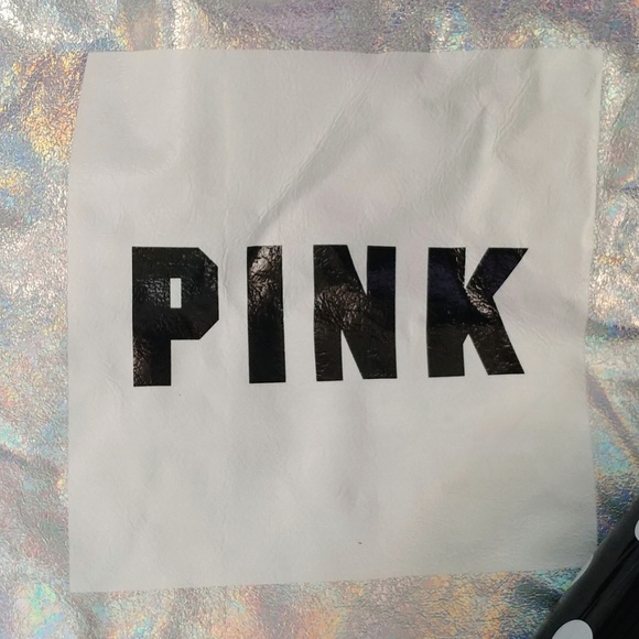 VS PINK Iridescent Drawstring Bag and Water Bottle - Picture 5 of 5